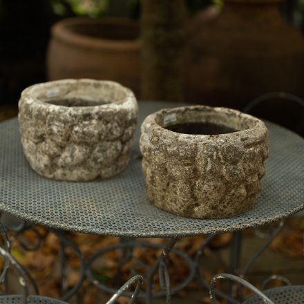 Stone round planter